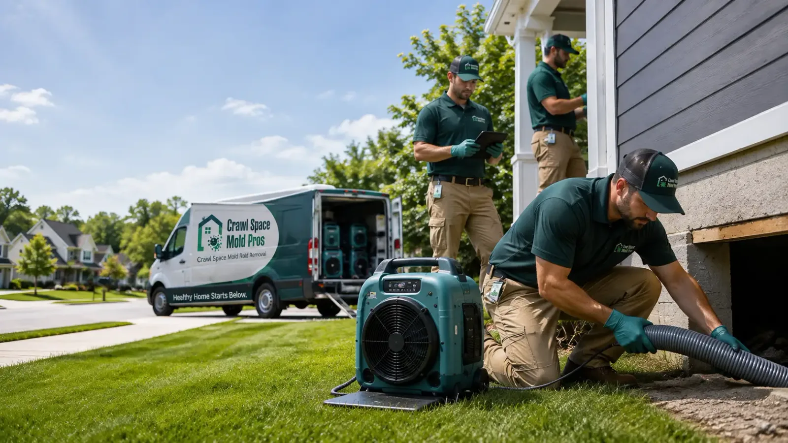Crawl Space Mold Removal in Bedford, NY